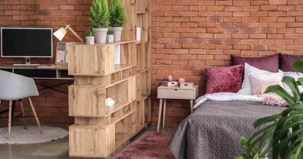 Bedroom in studio