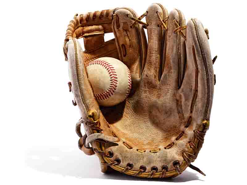 Baseball and Baseball Glove 