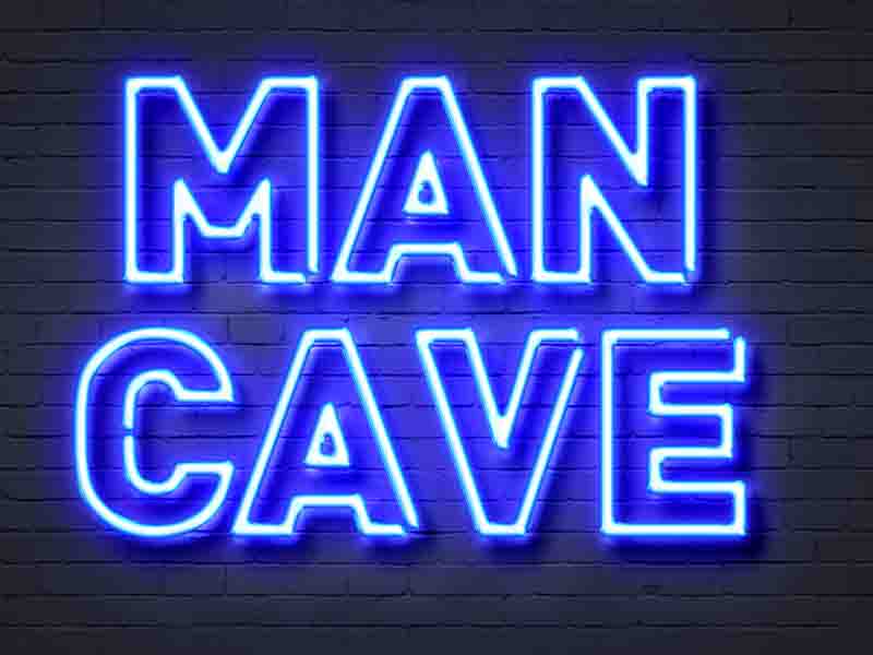 Man cave sign