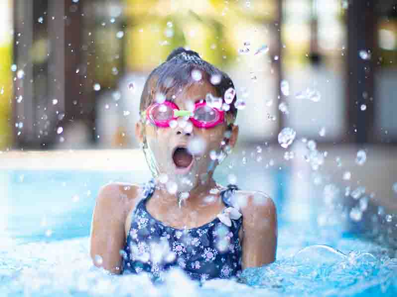 Swimming in a pool