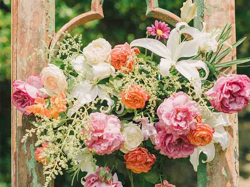 Floral image arrangement