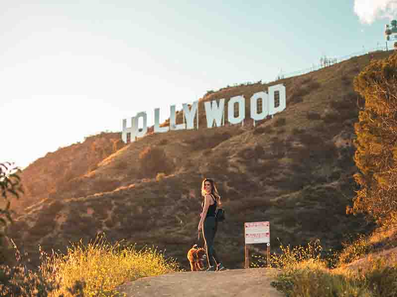 Hollywood sign in Los Angeles