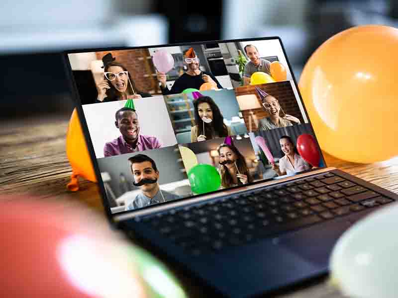 People on a zoom call