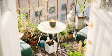 small patio balcony