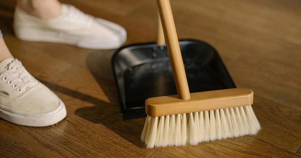 Broom and dustpan