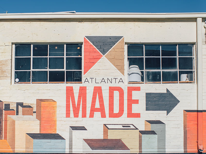 Atlanta made mural